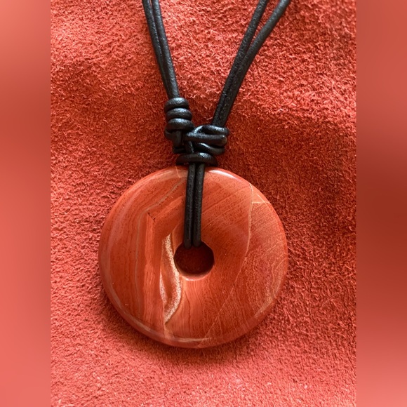 Red Jasper Protection Necklace - Picture 2 of 6